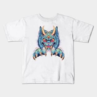 Monster Bobcat Kids T-Shirt